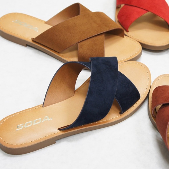 soda sandals criss cross